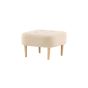 Kai poef - teddy - beige