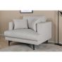 Ruma fauteuil - ribstof - beige