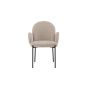 Pavel eetkamerstoel - linnenlook - beige