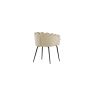 Mahlim eetkamerstoel - met armleuning - beige