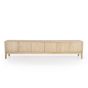 Tv-meubel Harvey - eikenhout - 220 cm