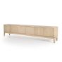 Tv-meubel Harvey - eikenhout - 220 cm
