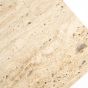 TV meubel Lio - Mango hout & travertin - 170 cm - 2 deurs
