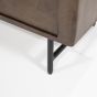 TV meubel Lio - Mango hout & travertin - 170 cm - 2 deurs
