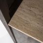 Boekenkast Lio groot - Mango hout & travertin