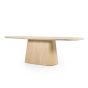 Deens ovale eettafel Nola - eikenhout - 250x110 cm