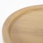 Ronde bijzettafel Leia - eikenhout - ø46 cm