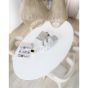 Ovale eettafel Elin - 200x110 cm - wit