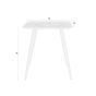 Brianna bistro tafel - donkerbruin