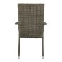 Cornelia terrasstoel wicker grijs - OUTLET B