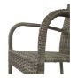 Cornelia terrasstoel wicker grijs - OUTLET B
