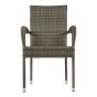 Cornelia terrasstoel wicker grijs - OUTLET B