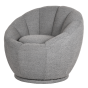 Crown fauteuil draaibaar bouclé van het woonmerk Label51