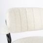 Viken armstoel bouclé - wit