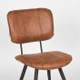 Eetkamerstoel Fos Leer Cognac