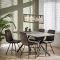 Eettafel Chestnut Beton 160 cm