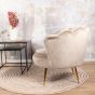 Felix fauteuil velvet champagne van het woonmerk DS4U