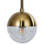 Tafellamp Globular Metaal Antique Brass