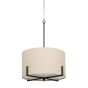 Holly hanglamp zwart/naturel van het woonmerk WOOOD