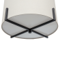 Holly hanglamp zwart/naturel van het woonmerk WOOOD
