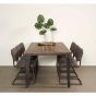 Basto eettafel - 200 cm - bruin