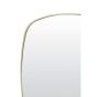 Labro spiegel 40x1,5x50 cm - helder glas+goud