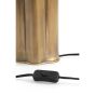 Fringe wandlamp 21x11,5x30,5 cm - antiek brons
