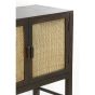Nipos kast 88x40x84 cm - mangohout donkerbruin