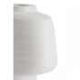 Gandoro vaas deco 22,5x14,5x28,5 cm - keramiek mat crème
