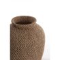 Vendie vaas deco Ø26x28 cm - bruin