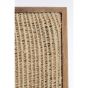 Kalaw wandornament 80x3x80 cm - jute naturel