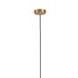 Myles hanglamp Ø25x31 cm - smoke glas/antiek brons