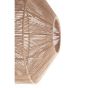 Lyra wandlamp Ø31x31 cm - naturel+mat zwart