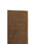 Zahina wandornament 80x1,5x80 cm - antiek brons