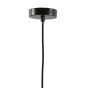 Lukaro hanglamp Ø16,5x32 cm - antiek brons/glas smoke