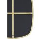 Labro spiegel 40x1,5x50 cm - helder glas+goud