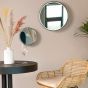 Janice ronde spiegel M - zwart - OUTLET B