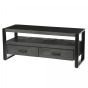 Norris tv-meubel 120 cm - zwart
