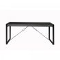 Norris eettafel 160x90 cm - zwart