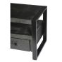 Norris tv-meubel 150 cm - zwart