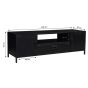 Kala tv-meubel zwart 160 cm