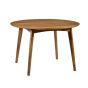 Elias eettafel mangohout rond 120 cm - showroommodel