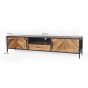 Brooklyn tv-meubel - 200 cm - mangohout - naturel