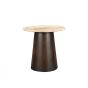 Valentino ronde bijzettafel - Ø45 cm - beige