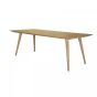 Tomar eetkamertafel - 220 cm - naturel - hout