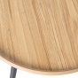 Bijzettafel Mesa Hout M Naturel 45xø45 van het woonmerk WOOOD