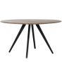  Eettafel Mimoso rond naturel/zwart Ø140 van het woonmerk Light & Living