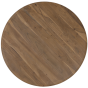  Eettafel Mimoso rond naturel/zwart Ø140 van het woonmerk Light & Living