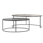  Salontafel Paxson ovaal set van 2 van het woonmerk Light & Living