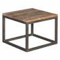 Venetie bijzettafel vierkant open - 60 cm - bruin